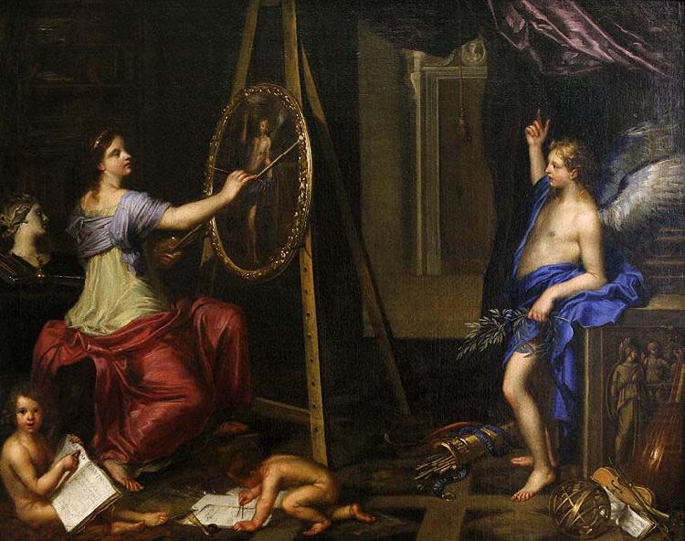 Allegory of Painting, Musee des Beaux Arts, Dijon, Charles Alphonse du Fresnoy